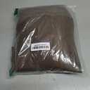 H.VERSAILTEX Linen Blackout Curtain 84 Inches Long for Bedroom/Living Room Thermal Insulated Grommet Linen Curtain Drapes Primitive Textured Burlap Effect Window Drapes 1 Panel - Heather Cocoa Brown