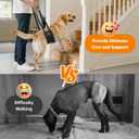 LOOBANI Dog Sling for Large Dogs Hind Leg Support, Portable Dog Lift Harness for Back Legs, Comfortable Leg Support Assistance for Elderly Dogs with Hip, ACL Brace, Senior, Injured