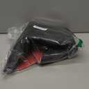 Breling LED Lights Christmas Santa Claus Door Mat 28 x 20 Inch Red and White Coiled Wire Glowing Floor Rugs Xmas Non Slip Doormat for Bathroom Front Door Entrance Home Indoor Outdoor Holiday Decor