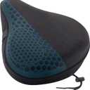 Zacro Wide Bike Seat Cushion - Honeycomb Gel Bike Seat Cover for Men & Women Comfort, Extra Soft Padding Bicycle Saddle fit for Peloton, Spin Stationary Exercise, Mountain Road Cycling Bike