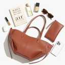 CHUNLI Trendy Satchel Bags for Women Luxury PU Leather Purses Work Tote with Top Handle Large Capacity Shoulder Bag