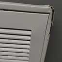 Fits 14x14 Duct Opening | Steel Return Air Filter Grille by Sierra Grates | Vent Cover Grill for Sidewall and Ceiling | White Powder Coated with Frame