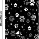 Fashion A4 Clipboard, Standard Letter Size 9" x 12.5", Decorative Wooden Clipboard with Low Profile Metal Clip for Office, School, Teachers, Cute Dog Paw