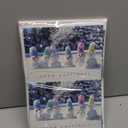 easykart labels 24 Christmas Greeting Cards with Envelopes, Snow Happiness Designs | 7.25 x 5.5 Inch Merry Christmas Cards with Seal Stickers For Friends, Family and loved Ones