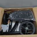 Knee Scooter, 300lbs Capacity, 13" Big PU Seat, All Terrain Foldable Knee Scooter Walker with Bag for Foot Injuries Compact Crutches Alternative (Black)