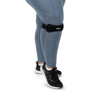 KARM Plus Size Knee Brace for Women & Men Plus Size - Patella Band - Patellar Tendon Support Strap for Jumpers Knee Pain, Basketball, Sports, Obese (XXL/3XL/4XL/5XL/6XL, Single Strap, Black)
