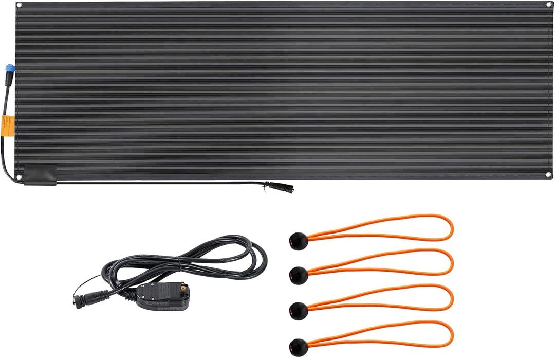 Snow Melting Mats Outdoor 20 x 60 inch, Non-Slip Heated Outdoor Mats 338W 120V, Heated Driveway Mats with UL and ETL Certificate Power Cord, Suitable for Most Entryways