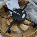 20" Boho Caged Ceiling Fan with Lights Remote Control, Rattan Cage Low Profile Bladeless Ceiling Fan, Farmhouse Ceiling Fans with Light for Kitchen, Bedroom, Dining Room,  Yellow-Brown