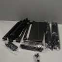 Kitsure Shoe Rack - Non-Woven Shoe Rack Shelf, Shoe Organizer for Closet, Entryway, Garage & Corridor, Stackable Shoe Shelves, 27.5" Wide - 5 Tier, Black