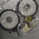 2 Pack 4581EL2002C Dryer Drum Roller Assembly Part Compatible with LG Kenmore Kenmore Elite Dryers Replaces 4581EL2002A 4581EL2002B PS8260240