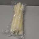 OSHINE 12 Pack Ivory Taper Candles Long Taper Candle 10 Inch Dripless Unscented Smokeless & Emergency 7-8 Hours Long Burning Tall Candlesticks Ideal for Weddings, Thanksgiving, Christmas, Dinner Party