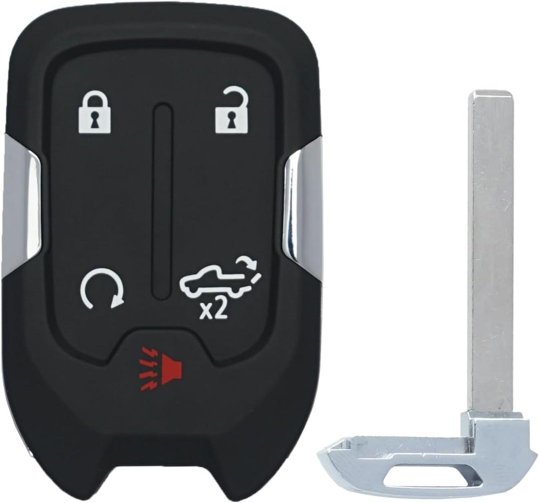 Keyless Entry Remote Control Key Fob Replacement Fits for GMC Sierra 1500 2500 3500 2019 2020 2021 2022 2023 Chevrolet Silverado 1500 2500 3500 HYQ1ES 13522904 13522854 433 MHz