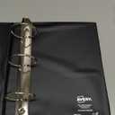 Avery Mini 3 Ring Binder, Holds 5.5" x 8.5" Paper, 2" Round Rings, 375-Sheet Capacity, 2.8 Inch Wide Spine, Label Holder, 1 Black Binder, Great for Home, Office, School Supplies, and More (27554)