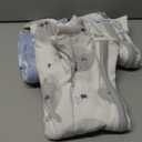 Yoofoss Baby Sleep Sack 12-18 Months 0.5 Tog Wearable Blanket for Baby, 3 Pack 100% Organic Cotton Infant Toddler Sleeping Sack 2-Way Zipper Lightweight Sleep Sack (Blue Seabed)