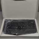 Nulea RT08 Wave Keys Wireless Ergonomic Keyboard with Cushioned Palm Rest, 2.4GHz Ergo Cordless USB Computer Keyboard, Comfortable Natural Typing, for Laptop, Mac, Windows Black