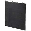 MABOZOO Studio Sound Blanket, Large Soundproof Blanket with Grommets, Heavy Duty Sound Dampening Noise Reducing Divider for Workshop, Basement, Laundry, Acoustic (Black, 48 * 72)