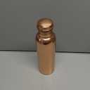 100% Pure Copper Water Bottle For Drinking Water 34oz Ayurvedic Leak-Proof Copper Vessel | Handmade Smooth Finish Design | BPA-Free, Eco-Friendly, Made in India |