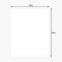 10 Pack 16x20 White Backing Boards, Uncut Mat Board 16x20, Acid Free Backerbords for 11x14 Photos, Pictures, Artwork and Paints
