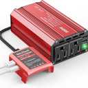 300W Power Inverter 18V to 110V for Milwaukee Battery: VoLtTech Battery Inverter DC Charger Adapter with 2 AC Outlet & 2 USB Port for Car, Vehicles, Laptop, Computer, Phone, String Light, Fan