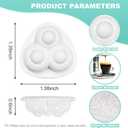 Appliance Sliders - Self-Adhesive Furniture Movers for Kitchen Appliances, Air Fryers, Trash Cans - 360 Swivel Mini Rollers for Easy Moving & Smooth Glide (Nylon, 4)