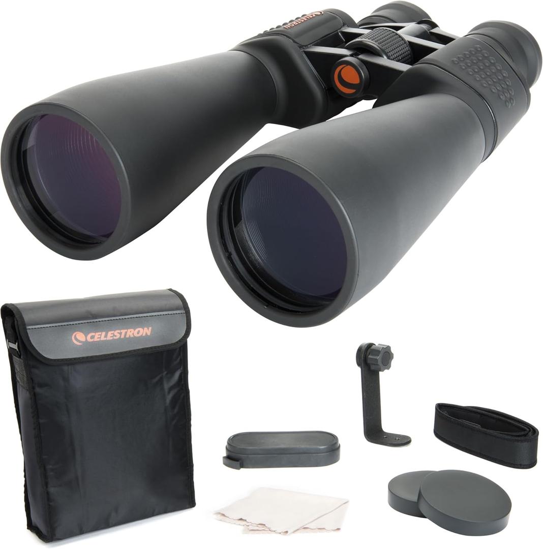 Celestron SkyMaster 15-35x70 Zoom Binoculars  Powerful Long-Range Binoculars for Astronomy & Outdoor Use  High Magnification up to 35x  Includes Tripod Adapter & Case
