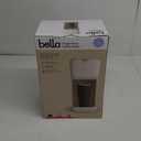 BELLA Single Serve Coffee Maker, K Cup & Coffee Ground Compatible with Removable, Adjustable Drip Tray, Auto Shutoff & Reusable Dishwasher Safe Accessories, Brews 6oz to 14oz, 1000 Watt, Oatmilk