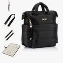Itzy Ritzy Dream Convertible Diaper Bag Tote Backpack - Baby Diaper Bag with 14 Pockets, Changing Pad & More (Midnight Black)