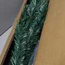 Giantex, Green Artificial Pencil Christmas, Premium Hinged Pine Tree with Solid Metal Legs, Perfect for Home, Shops and Holiday Decoration, (5FT) (Artificial Pencil Christmas Tree)