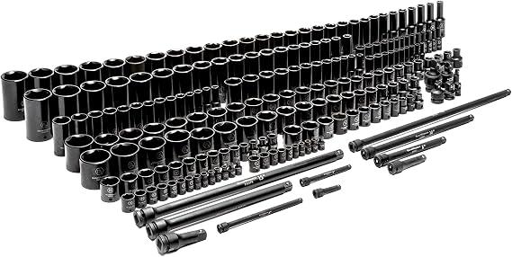 GEARWRENCH 209 Piece SAE/Metric Std/Deep Master Impact Socket Set | 89072