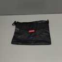 pack all Water-Resistant Material Zipper Pouch, Mesh Zipper Bags for Storage, Travel, Office (Black, Medium)