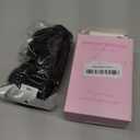 Clip on Ponytails for Women - 12 Inch Curly Black Ponytail Extension, Curly Pony Tails Hair Extensions, Synthetic Hair Extensions Ponytail, Natural Hair Pieces for Women (Color: Black)