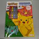 Pokemon Party Favors for Kids 8"x11" - Party Supplies Bundle Includes 12 Pokemon Coloring Books for Kids and 12 Pokemon Cards, Jumbo Crayons | Pokemon Party Favors Bulk