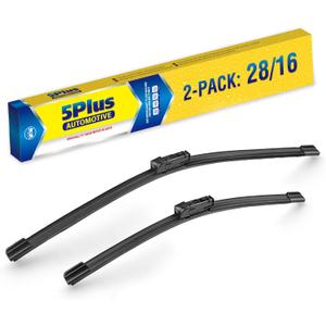 5 PLUS Replacement For TOYOTA Prius 2022 2021 2020 2019 2018 2017 2016, Windshield Wiper Blades 28" + 16" Premium All-Season Windshield Wiper Blades for Original Equipment Replacement (Set of 2)