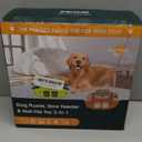 Dog Puzzle, 3-in-1 Dog Toy: Interactive Dog Toys, Puzzle, Slow Feeder Dog Bowls & Nail File Yellow