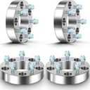 ECCPP 4PCS 1.5 inch (38mm)5x5.5 to 5x5 Wheel Adapters Conversion 5x139.7 to 5x127 for 2004-2009 for Durango 1992-1996 for Ford Bronco 1992-2002 for Ford E150 Econoline-Not fit stock wheels