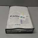 INOVADAY 100% Blackout Curtains for Bedroom, Black Out Curtains 84 Inch Long, Clip Rings Linen Blackout Drapes, Thermal Insulated Room Darkening for Living Room, 2 Panels - Beige,W50xL84