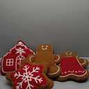 4 Pcs Christmas Throw Pillows Plush Gingerbread Men Gingerbread House Snowflake Shaped Pillow for Christmas Winter Holiday Party Outdoor Bedroom Cushion Decoration(Red)