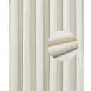 Barossa Design Soft Microfiber Fabric Shower Liner or Curtain, Hotel Quality, Machine Washable, Water Repellent, Cream, 70 x 72 inches