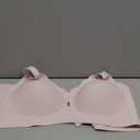 Gailife Bras for Women No Underwire Jelly Bras Wave Wireless Bras Seamless Full Coverage Bralettes Everyday Bras, Peach Pink, 2XL