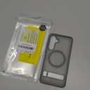 SPIDERCASE Magnetic for Samsung Galaxy S25 Case, [3 Stand Ways][ Military Grade Drop Protection] with Invisible Stand Shockproof Slim Case for Samsung Galaxy S25 6.2", Black