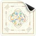 Deyimmei Mahjong Mat for Table - Non-Slip Mahjong Table Cover with Storage Pockets, Perfect Mahjong Accessories & Gifts for Women, Men, and Mahjong Enthusiasts (Golden Harmony)