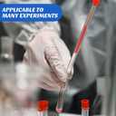 16 Pieces Glass Pipettes Graduated Dropper 2 Pcs 0.5 ml to 10 ml Glass Liquid Dropper with Rubber Caps 2 Pcs 20 cm Stir Rod and 2 Washing Brush for Transfer Liquid Essential Oil