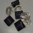 Magicnight Short Mini Garden Lights Solar Powered Waterproof Fairy Lights Outdoor Garden String, Green Wire, Warm White,5m 50LEDs,2 Pack