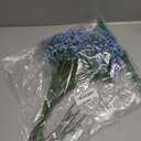 Elyum Babys Breath Artificial Flowers, 12 Pcs Long Stem Baby Breath Flowers Artificial Bulk, Real Touch Blue Fake Babys Breath Gypsophila for Wedding Bouquet Floral Arrangement Home Decor