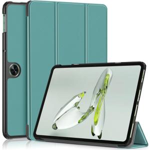 Case for OnePlus Pad Go 2023 11.4'', PU Leather Folding Folio Stand Case Cover in Green