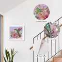 5 x MVVMTOP Diamond Art Painting Kit, DIY Bird and Flower 5D Special Shape Crystal Diamond Partial Diamond Art Painting Mosaic Making Craft, Suitable for Home Wall Decor Art Gift