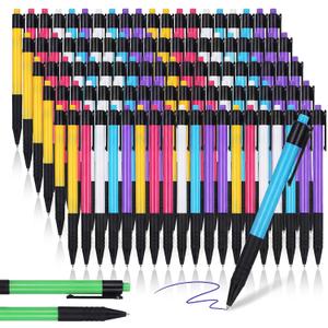 100pcs Ballpoint Pens Bulk Retractable Ballpoint Pen Blue Ink 1.0mm Medium Point Smooth Writing Click Pens with with Comfort Grip for Teachers Students Restaurant Servers School Office Use