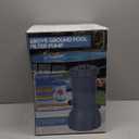 Bestway Flowclear 1,000 Gallons Per Hour 120 Volt Above Ground Swimming Pool Water Filter Pump Cartridge with Automatic Shut Off Timer (Gray)
