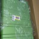 SwissGear 7366 Hardside Expandable Luggage with Spinner Wheels, Green, Checked-Large 27-Inch