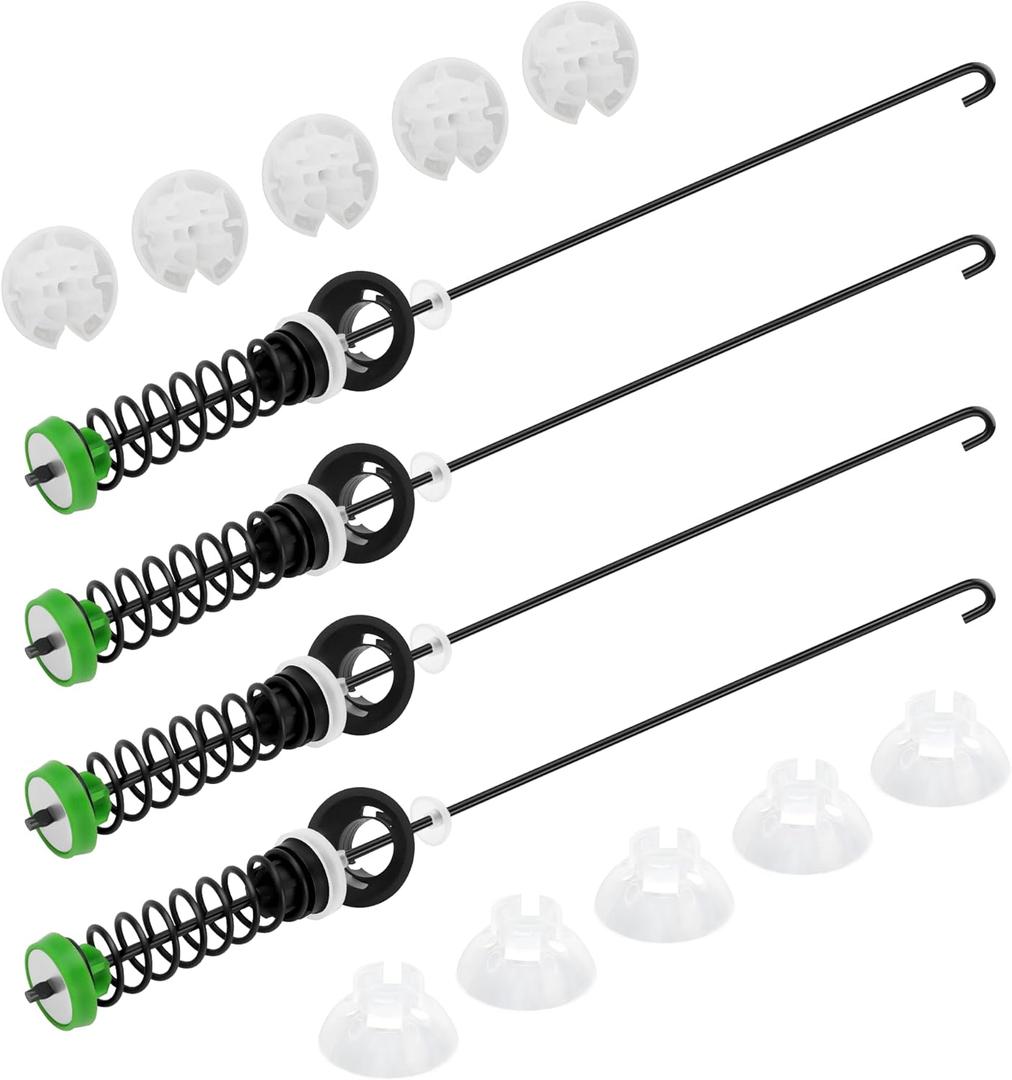 W11130362 WTW5000DW1 WTW5000DW2 WTW5000DW3 MVWC565FW1 Washer Suspension Rod Kit Replacement for Whirlpool Maytag Kenmore Crosley Washer - Replaces W10594080 W10735786 W10748956 W10780040 W10821710